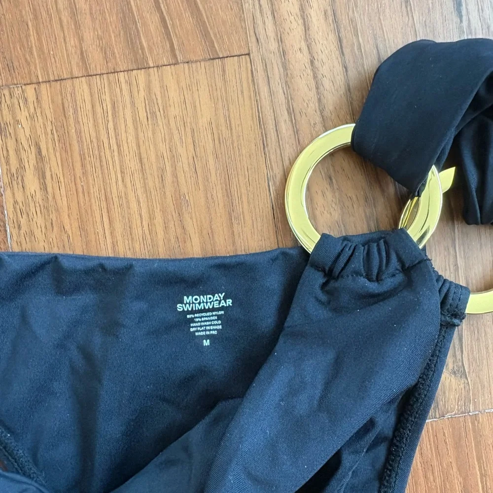 Monday Swimwear Bronte Bikini top and bottom in black